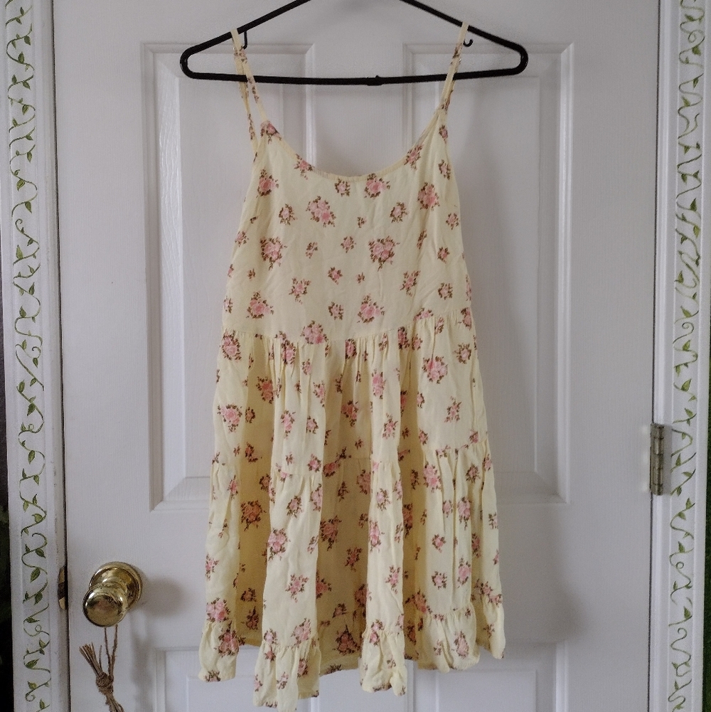 Yellow Corset Mini Dress